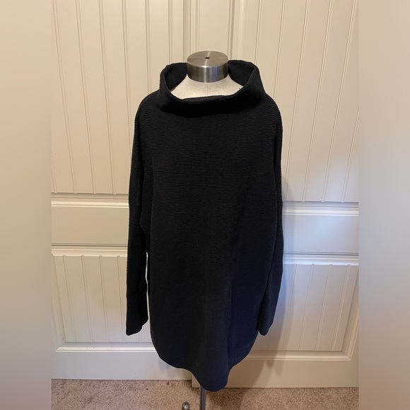 Free People Black Turtle Neck Sweater - Picture 1 of 8